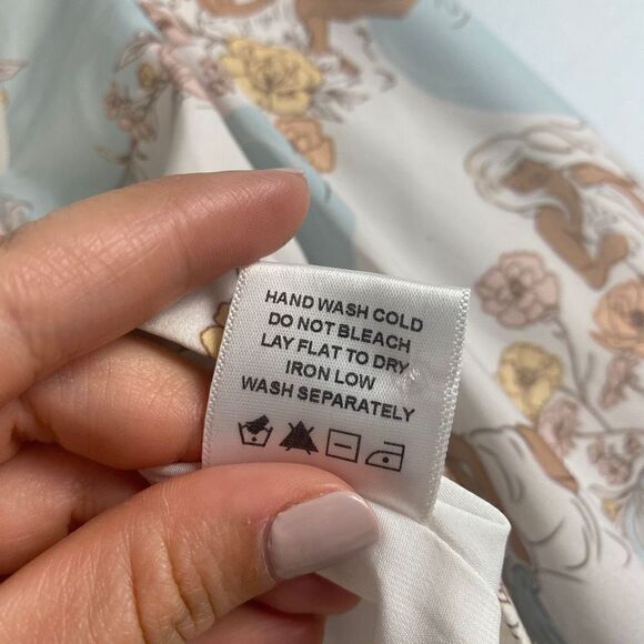 Song of Style Dixie Long sleeve Crop Top in Siren Multi - Picture 7 of 12